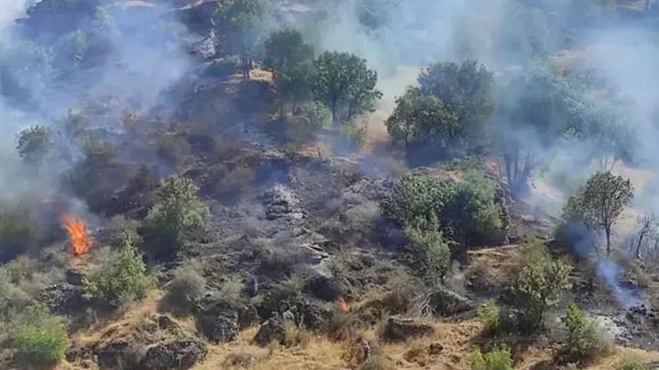 Batman Sason’da çıkan yangın söndürüldü