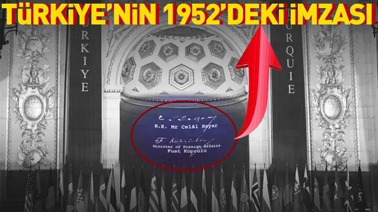 HABER… NATO Zirvesi’nde çarpıcı detay: Türkiye’nin 1952’deki imzası…