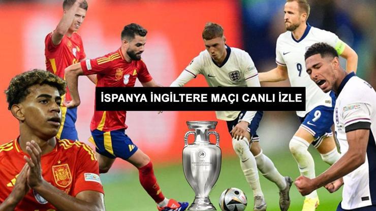 İspanya İngiltere maçı CANLI İZLE – EURO 2024 İngiltere İspanya final maçı HD izle (Milli Maç Canlı Yayın)