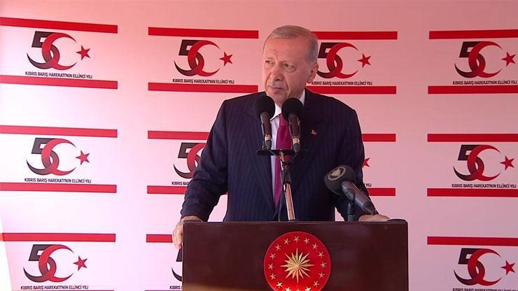KKTC’de tarihi gün… Cumhurbaşkanı Erdoğan’dan önemli açıklamalar