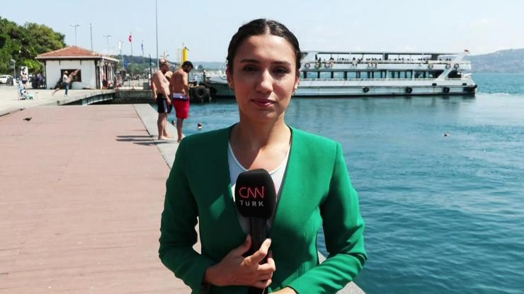 Sıcak kavuruyor! İstanbullu sahillere akın ediyor…
