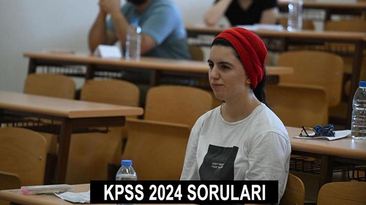 YAYINLANDI! KPSS Alan Bilgisi soruları 2024! ÖSYM KPSS Alan Bilgisi soruları, cevapları