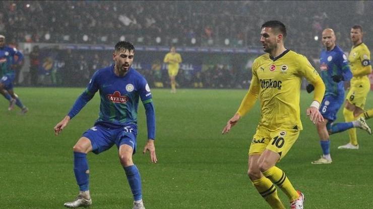 Çaykur Rizespor – Fenerbahçe maçı canlı anlatım