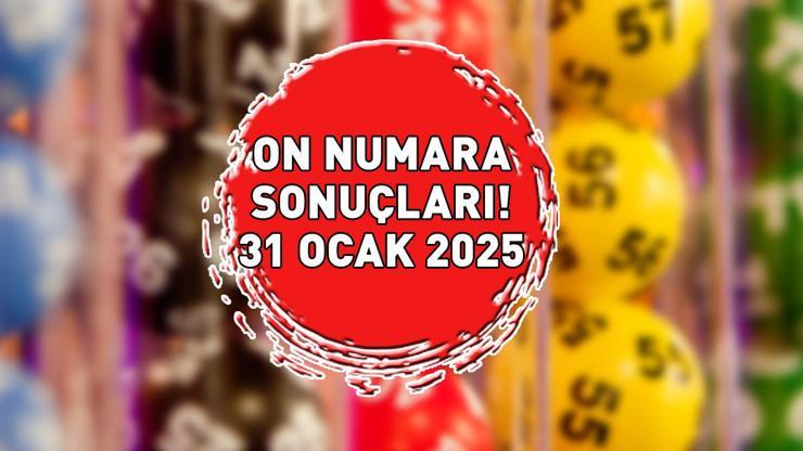ON NUMARA SONUÇ SORGULAMA EKRANI 31 OCAK 2025 |  Milli Piyango Online On Numara sonuçları TIKLA ÖĞREN!