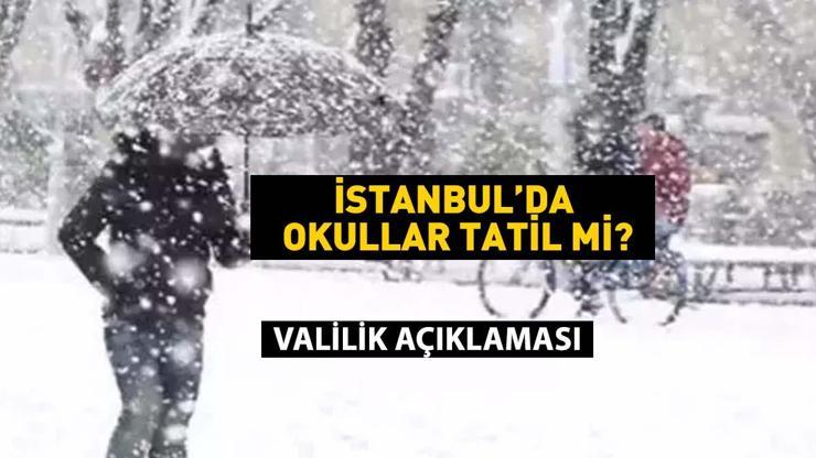 Gözler Valilik’te! İstanbul’da okullar tatil mi? Yarın hangi ilçelerde okullar tatil? 21 Şubat 2025 İstanbul kar tatili var mı?